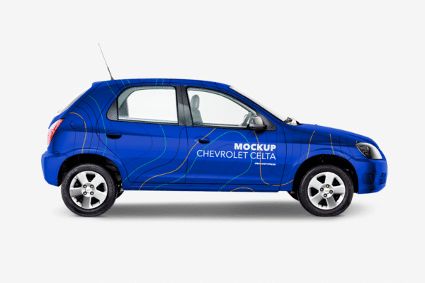 Mockup Chevrolet Celta