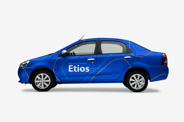 Mockup Toyota Etios Sedan