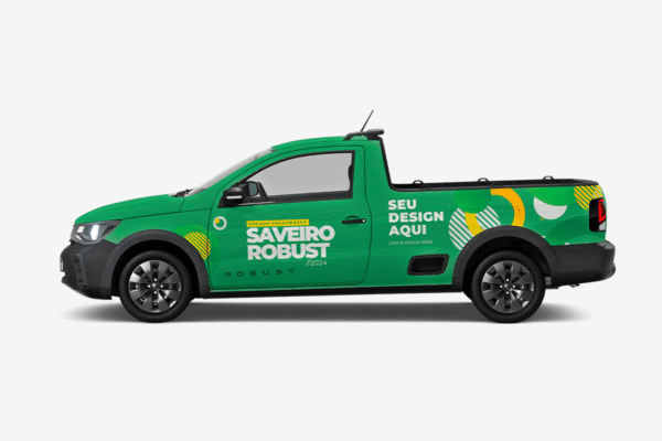 Mockup Volkswagen Saveiro Robust Cabine Simples
