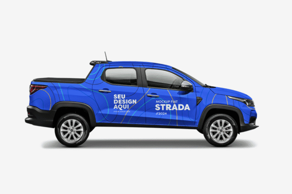 Mockup Fiat Strada Cabine Dupla 2024