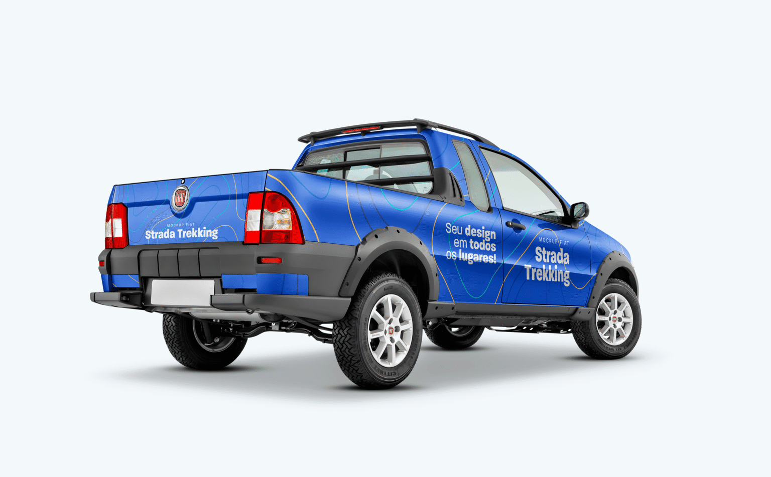 Mockup Fiat Strada Trekking - Garagem do Designer
