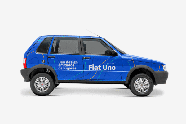 Mockup Fiat Uno Mille Fire