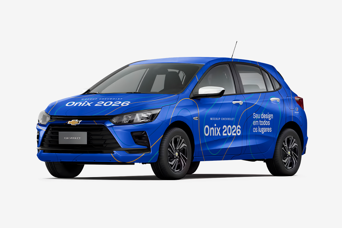 Mockup Chevrolet Onix 2026 - Imagem 2