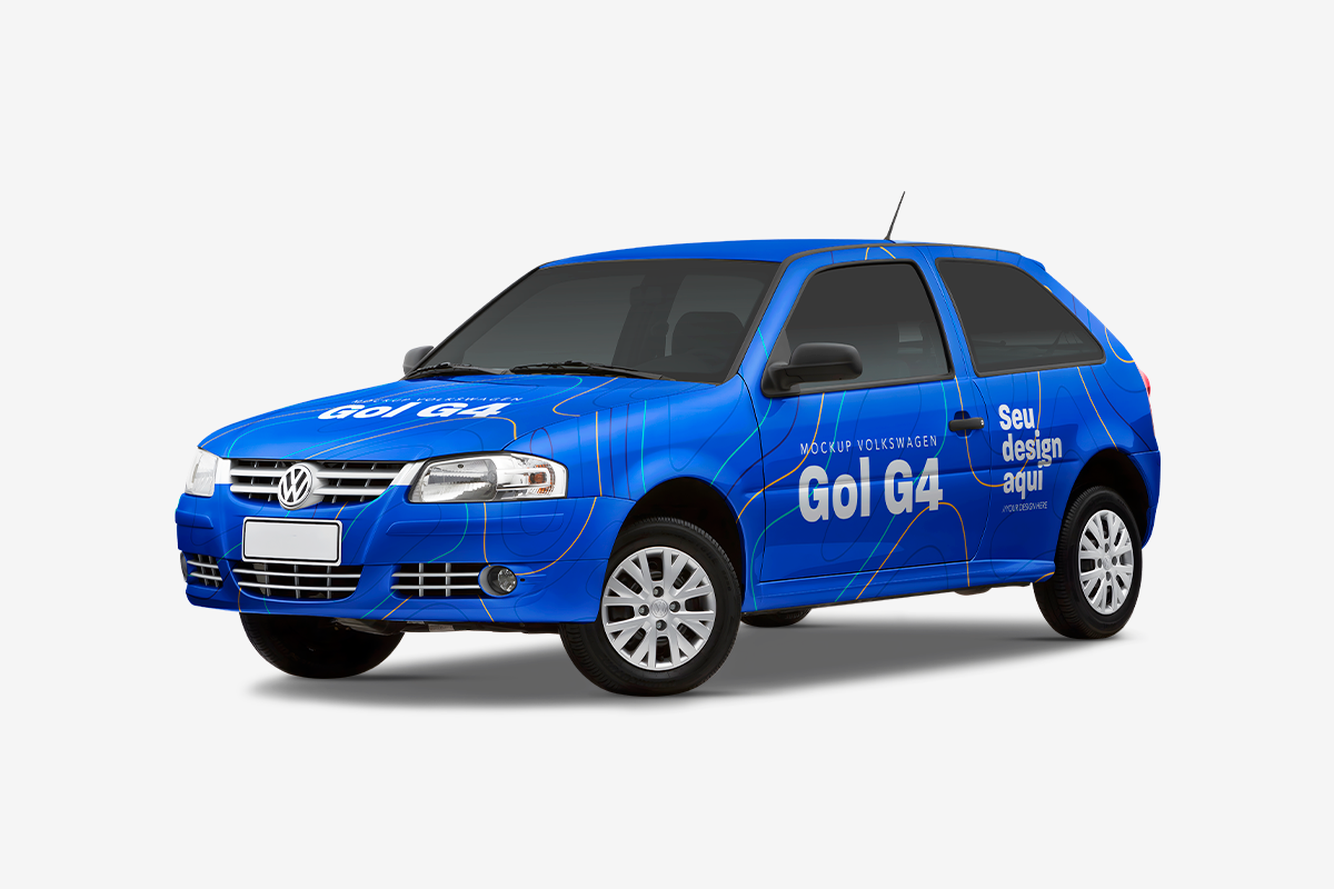 Mockup Volkswagen Gol G4 (duas portas) - Imagem 2