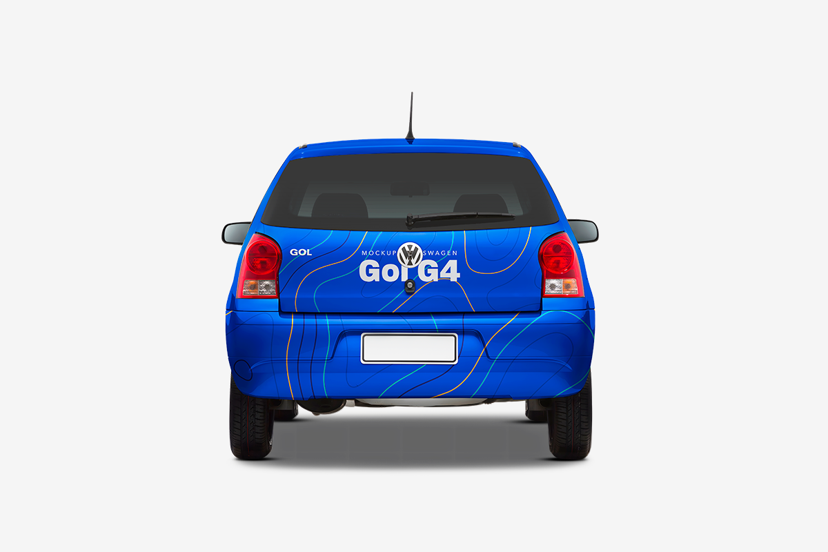 Mockup Volkswagen Gol G4 (duas portas) - Imagem 4