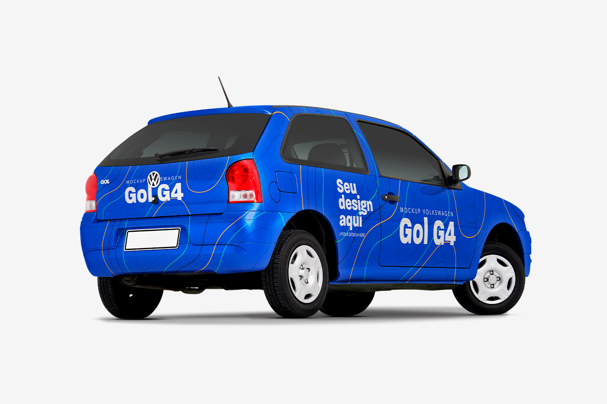 Mockup Volkswagen Gol G4 (duas portas) - Imagem 3